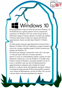 Sistema Operativo | win 10 RIP - AmicoBIT Computer Montecatini